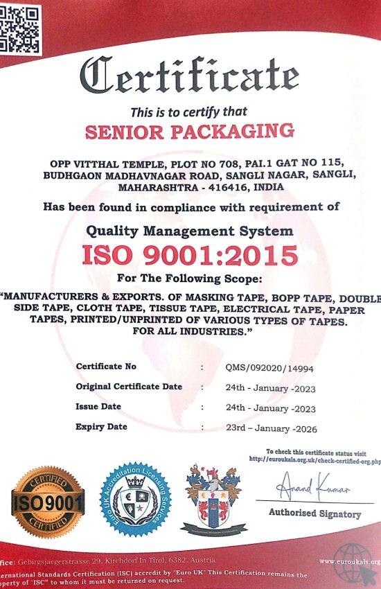iso certificate for packaging tape (2)